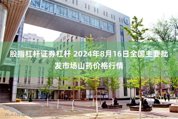 股指杠杆证券杠杆 2024年8月16日全国主要批发市场山药价格行情