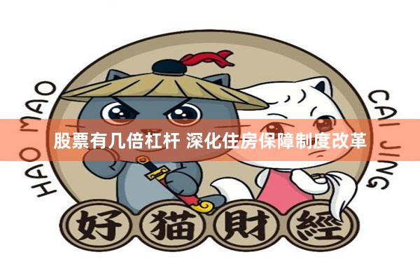 股票有几倍杠杆 深化住房保障制度改革