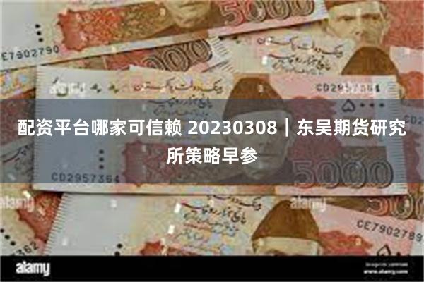 配资平台哪家可信赖 20230308｜东吴期货研究所策略早参